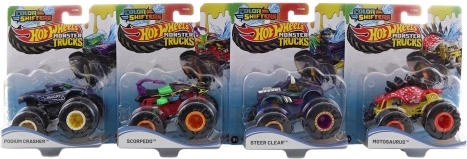 Hot Wheels Monster Trucks Color Shifters – színváltós