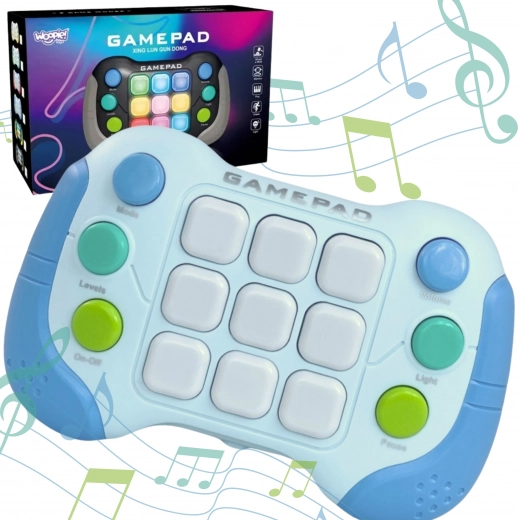 Elektronikus játék WOOPIE Pop-It Fidget Toy Gamepad kék