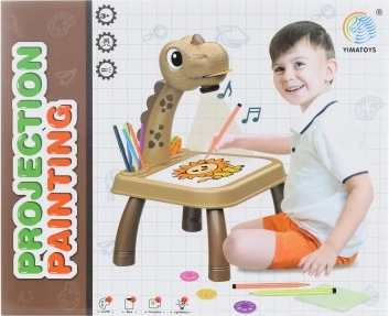 elemes dinoszauruszos gyerek rajzvetítő