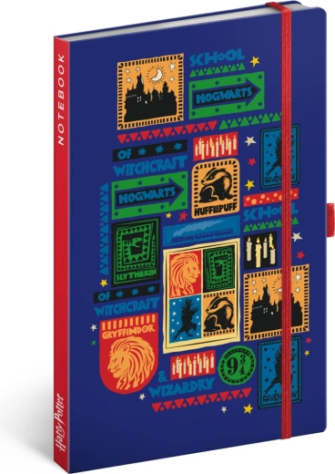 Notique vonalas jegyzetfüzet Harry Potter – Roxfort, 13 × 21 cm