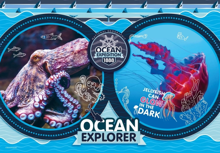 Puzzle National Geographic: Óceáni expedíció 180 darabos