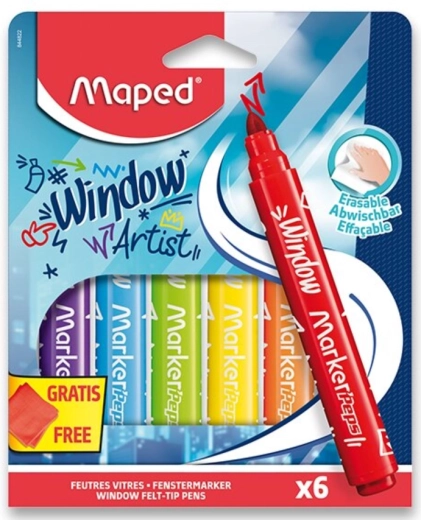 Maped Window ablakfilcek, 6 db mikroszálas kendővel