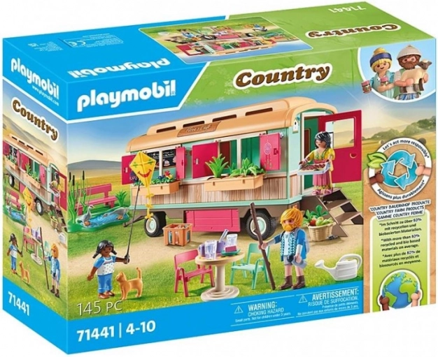 Playmobil Country Barátságos kávézó a kocsiban
