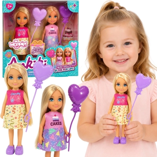 Woopie Royal Ankiki Candy és Cakes születésnapi mini babaszett