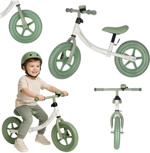 Trike Fix futóbicikli csengővel, zöld