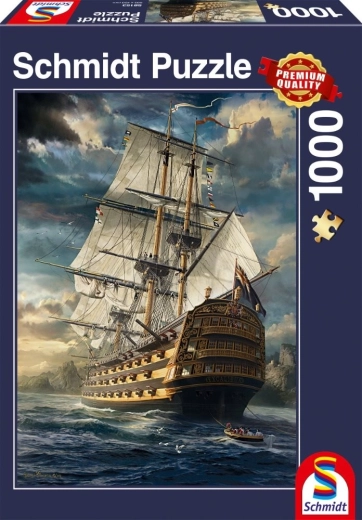 Schmidt Spiele Puzzle Kihajózunk – 1 000 darabos