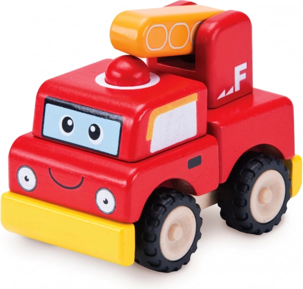 Wonderworld Fa Mini Tűzoltóautó