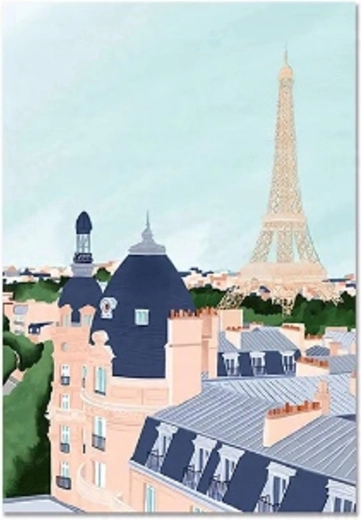 Norimpex Festés számok szerint Eiffel-torony 40 × 50 cm