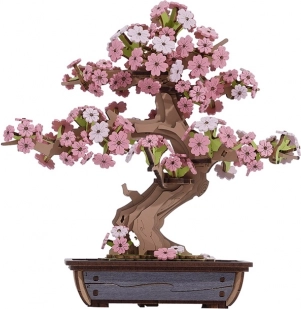 fa 3D bonsai cseresznyevirág kirakó