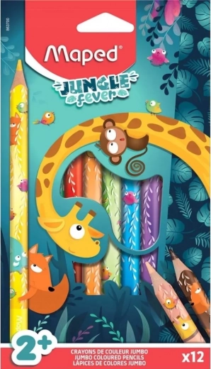Maped Jungle Fever Jumbo színes ceruzák