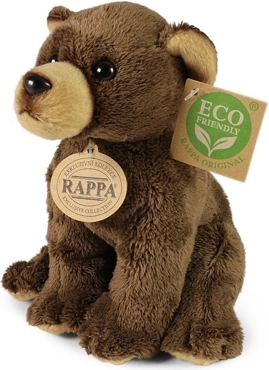 Rappa barna ülő plüssmackó, 15 cm, Eco-Friendly
