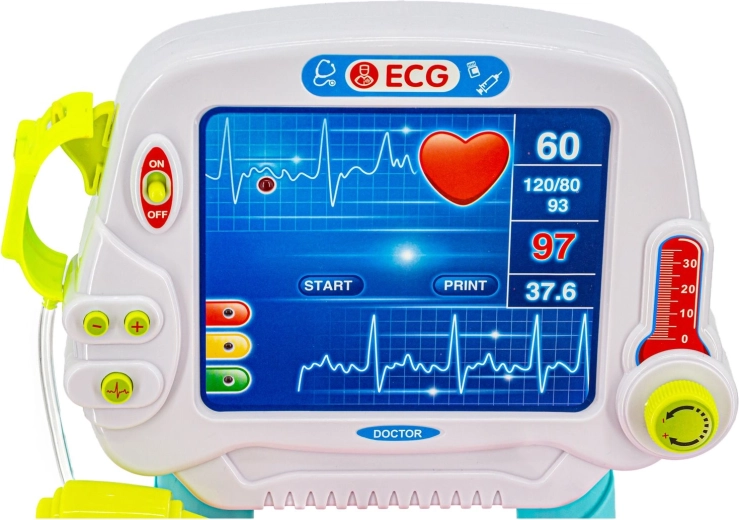 Interaktív EKG-monitor a kocsin