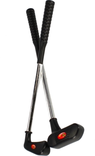 Két gyerek golfütő a könnyű puttoláshoz