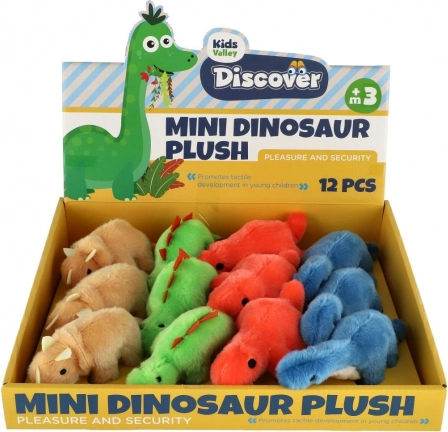 Plüss dinoszauruszok 12–16 cm, 4-féle készlet