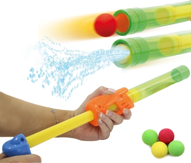McFizz Mc Fizz 2 az 1-ben vízipisztoly és puha labda kilövő (zöld)