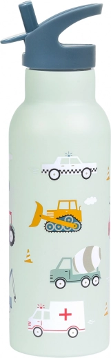 A Little Lovely Company rozsdamentes ivópalack 500 ml – Járművek