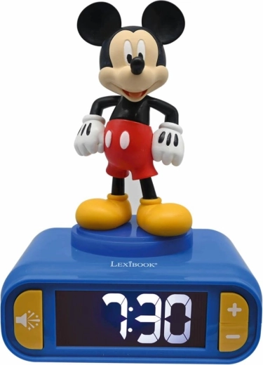 Lexibook Mickey Mouse ébresztőóra világító figurával