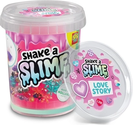 SES ShakeASlime Love Story rózsaszín slime 200 g