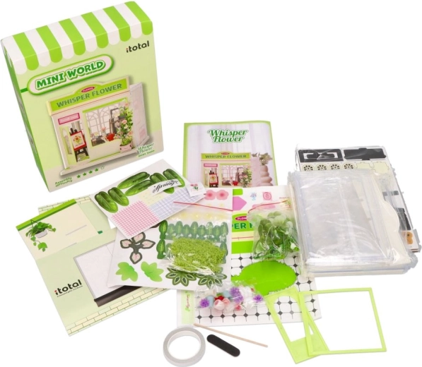 i-Total mini virágbolt – DIY dioráma összeszereléshez
