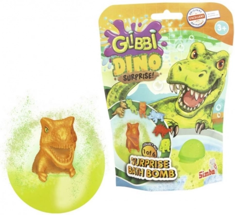 Glibbi Dino Meglepetés pezsgő bomba meglepetéssel