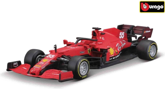 Ferrari Racing F1 SF21 Carlos Sainz sisakkal