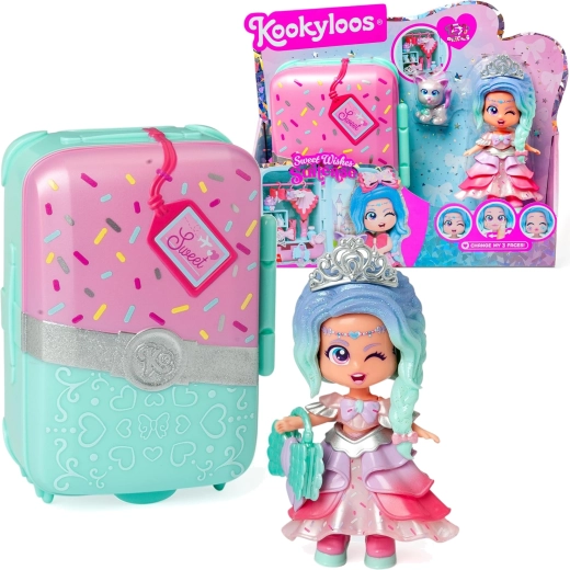 KookyLoos Sweet Wishes bőrönd szett babával és kiegészítőkkel