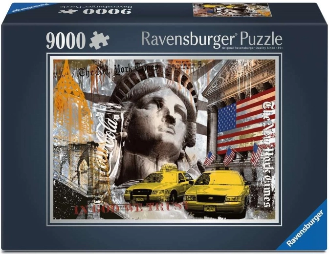Ravensburger puzzle New York metropolis 9000 darabos