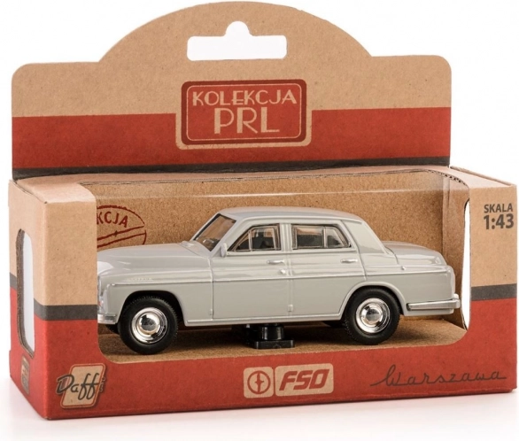 Modell autó Warszawa 223 Hamuszürke 1:43