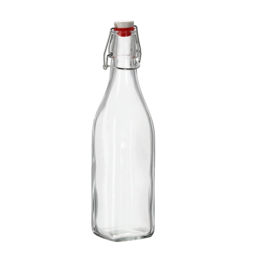 Costolata üvegpalack 500 ml, patentzárral