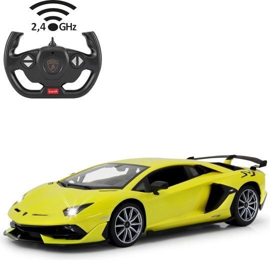 Jamara Lamborghini Aventador SVJ RC autó 1:14 sárga 2,4 GHz