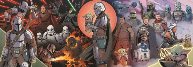 The Mandalorian kaland panoráma puzzle, 1000 darabos
