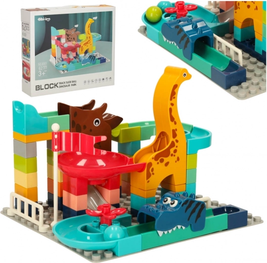 Golyópálya építőkészlet 62 darabos Bibi-inn