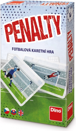 Dino játékkártyák Penalty – futball kártyajáték