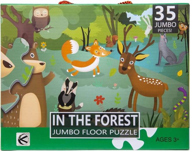 XXL gyermek puzzle 35 darab – erdő