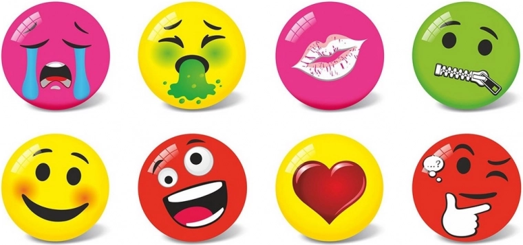 Labda arccal gyerekeknek - kicsi 11 cm