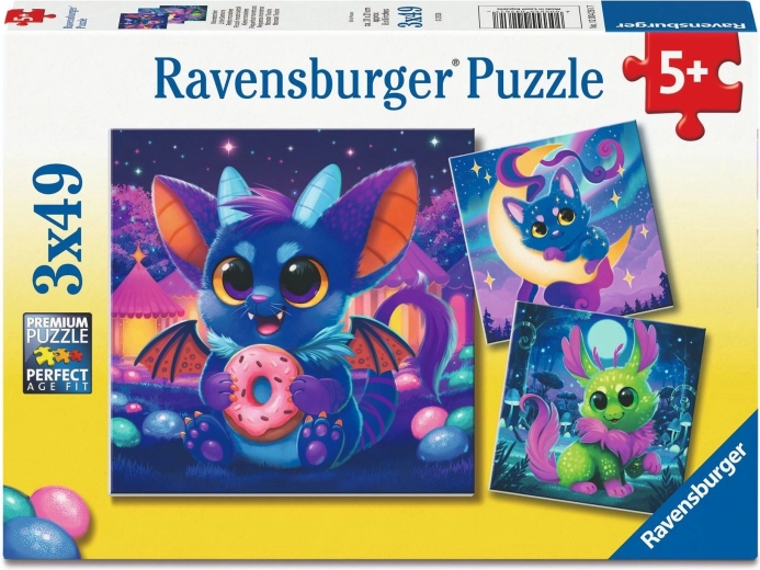 Ravensburger puzzle A kis ördög 3×49 darab