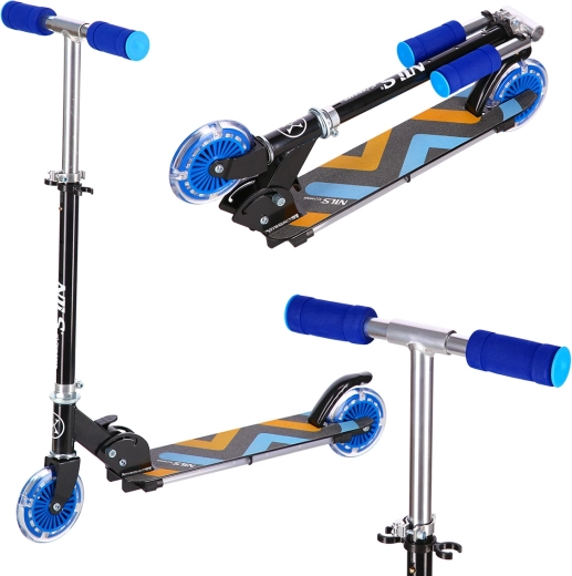 Állítható kormány és gyors összecsukás