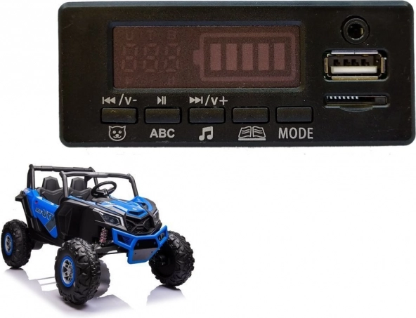 Zenei panel XMX613 24V akkumulátorral működő járművekhez