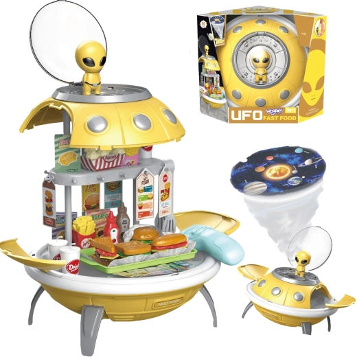 Woopie UFO gyorsétterem 3 az 1-ben játék