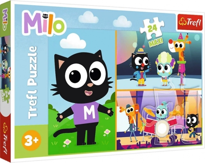 Puzzle 24 MAXI – Milo kiscica kalandjai