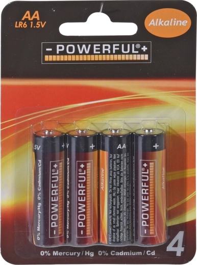 Alkáli elemek AA 1,5 V, 4 db