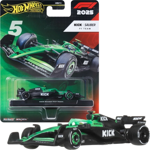 Hot Wheels Premium Formula 1 – Sauber Gabriel Bartoleto #5 versenyautó (2025)