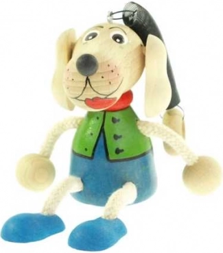 Rugós tacskó – fa függő játék