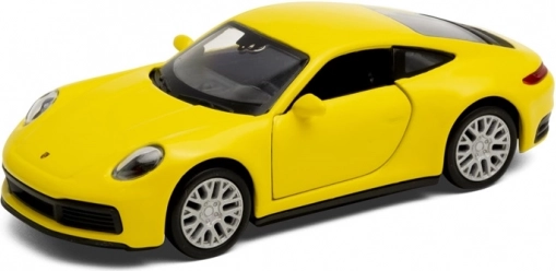 fém modell Welly Porsche 911 Carrera 4S 1:34 piros