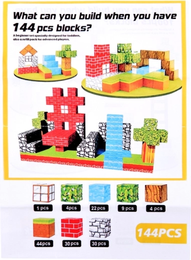144 darab a fantáziadús építményekhez