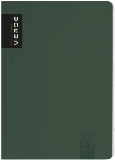 Heti határidőnapló A5 Verde 2027 zöld