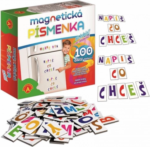 Mágneses betűk hűtőre 100 darab