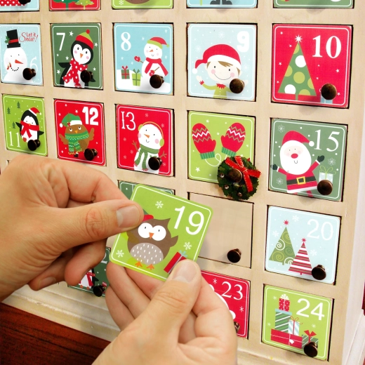Adventi naptárhoz való matricakészlet