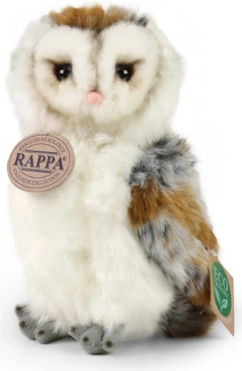Rappa plüss gyöngybagoly 17 cm, környezetbarát