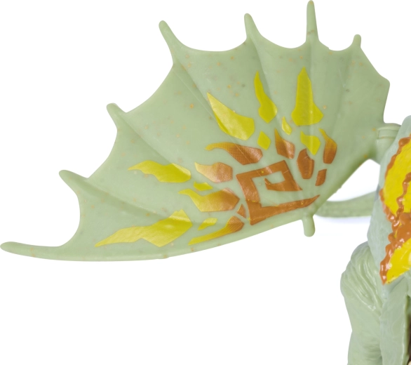 Autentikus Rumblehorn sárkány részletgazdag szárnyakkal